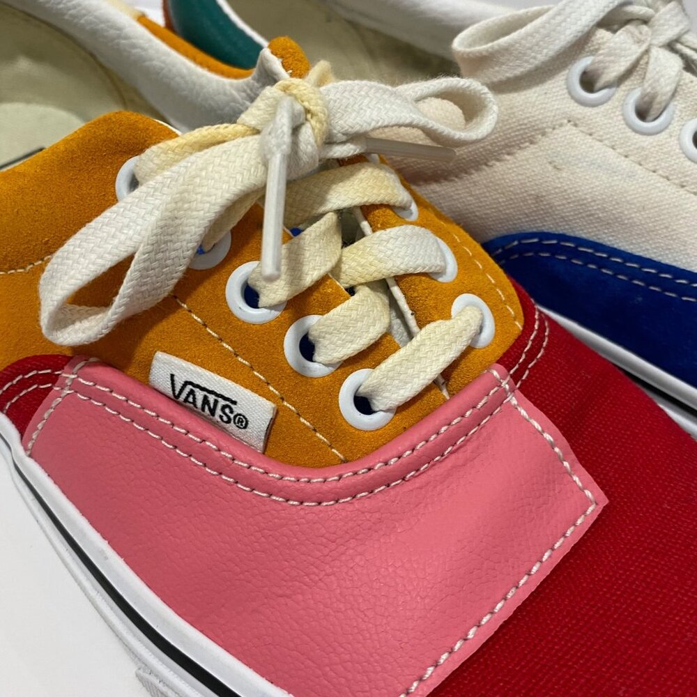 Vans Era Patchwork Multi Colorblock Skateboard Sh… - image 3